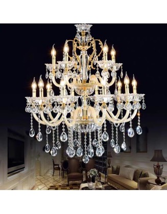 New European French Crystal Chandelier Living Room Lights