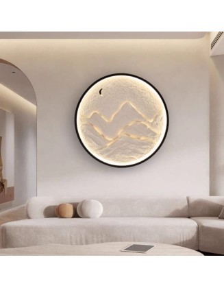 Italian Tea Room Plaster Wall Sconce Bedroom Bedside Lamps Simple