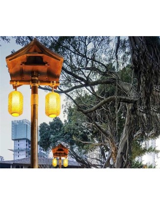 New Chinese retro garden light outdoor waterproof park light