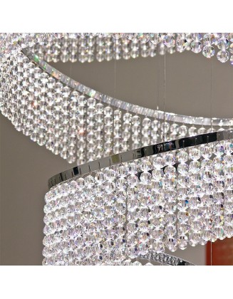 Chandelier hall light luxury villa living room crystal chandelier