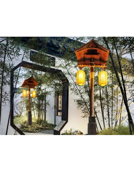 New Chinese retro garden light outdoor waterproof park light